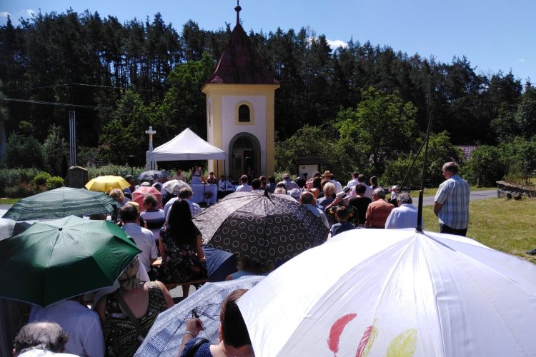 Pozvánka na pouťovou mši do Lhotky - 5.7.2022